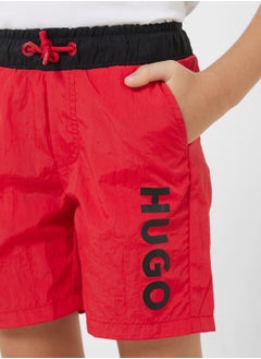 HUGO Kids Essential Swim Shorts  - Image 4