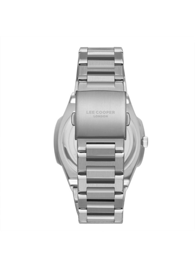 Lee Cooper Lee Cooper Men's Watch, Multi Function Display and Metal Strap - LC08047.390, Silver  - Image 4