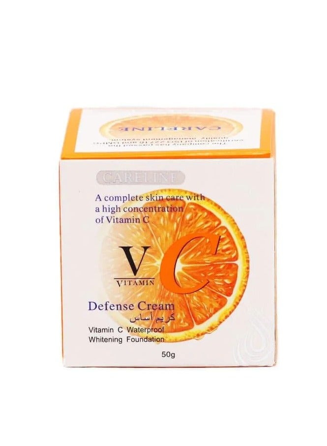 Careline Vitamin C Waterproof Whitening Foundation - 50 gm - Image 2