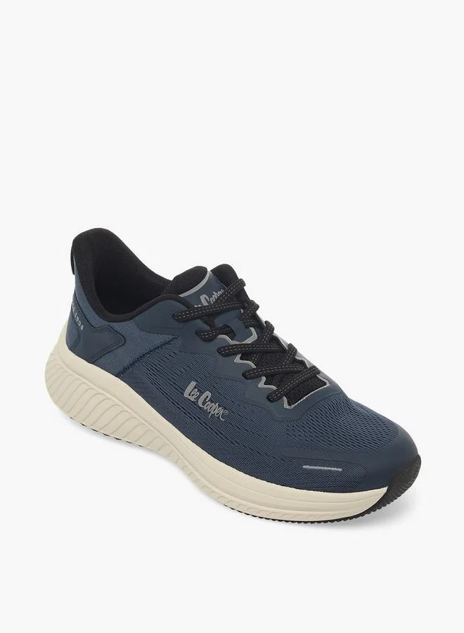 Lee Cooper Men Textured Lace-Up Ankle Sneakers
