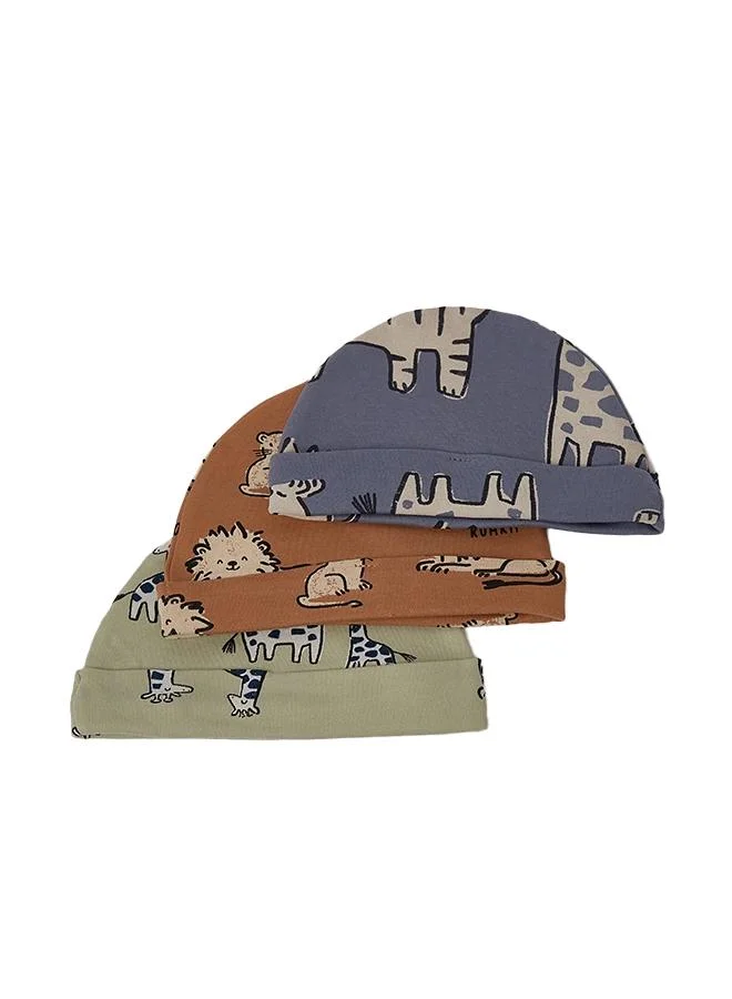 Babies & More Babies & More Newborn Boys Multicolor Cap