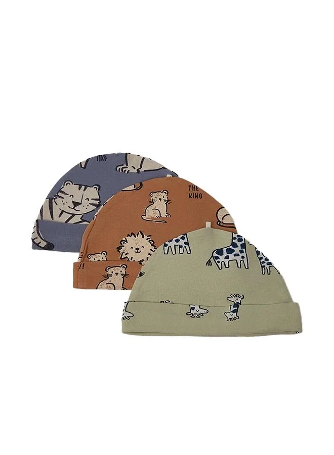 Babies & More Babies & More Newborn Boys Multicolor Cap