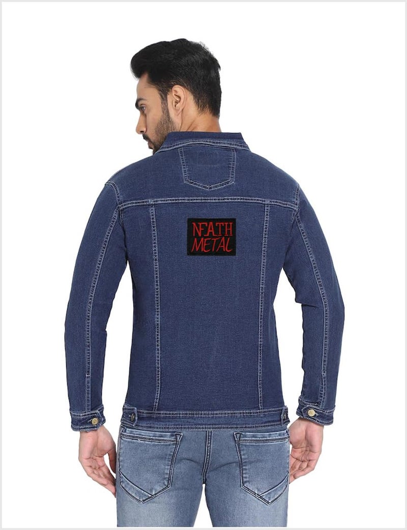 Generic Nfath Metal Applique Embroidered Sew-on Patch ; Size: 11.3cm x 9cm for Jackets, Bags, Caps, T-Shirts, Jeans, Outdoor Clothing ; Imported from Malaysia (1 Piece). (Code: MBX-28)  - Image 4