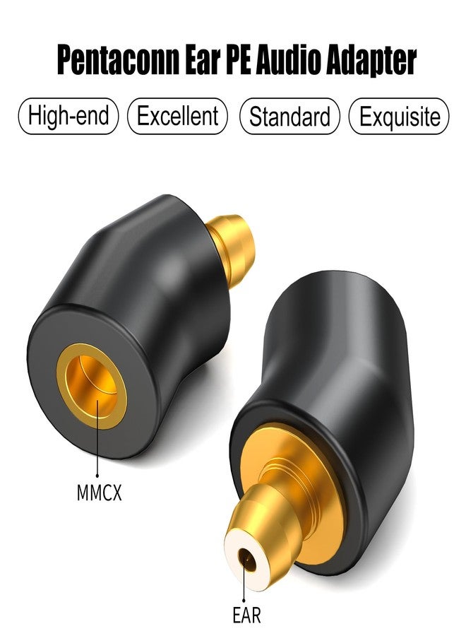 okcsc Ear Male to MMCX Female Headphone Adapter for Earbuds to MMCX Cable for Pentaconn Ear PE Mini Adapter for HS1511 HS1511CU 1750CU 1300ss Madoo Typ821 Madoo M001 1 Pair Clear - Image 3