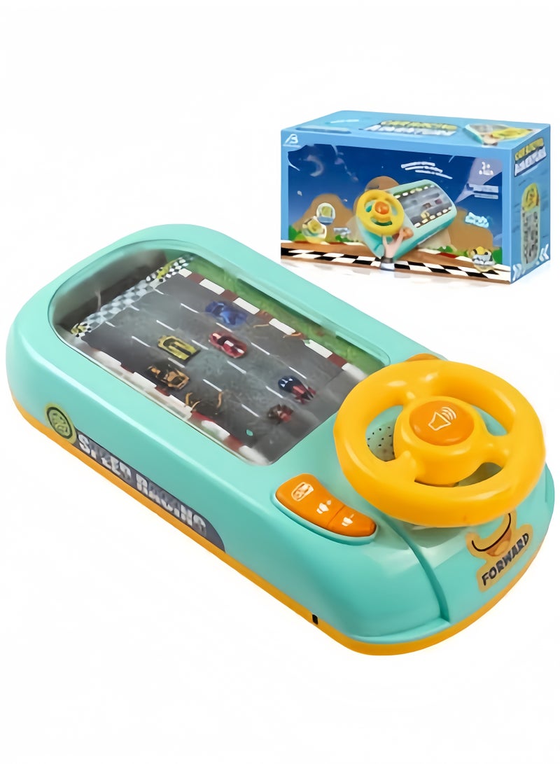 GGEROU Baby Toy,Musical Steering Wheel Toy,Simulation Driving Steering Wheel Musical Toys,Interactive Steering Wheel Toys for Kids,Interactive Educational Learning Race Car Toy for Age 3+ (Racing car) - Image 1