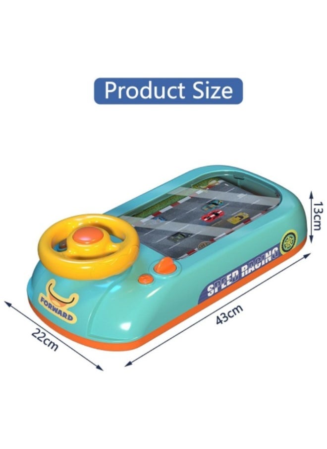 GGEROU Baby Toy,Musical Steering Wheel Toy,Simulation Driving Steering Wheel Musical Toys,Interactive Steering Wheel Toys for Kids,Interactive Educational Learning Race Car Toy for Age 3+ (Racing car)  - Image 2