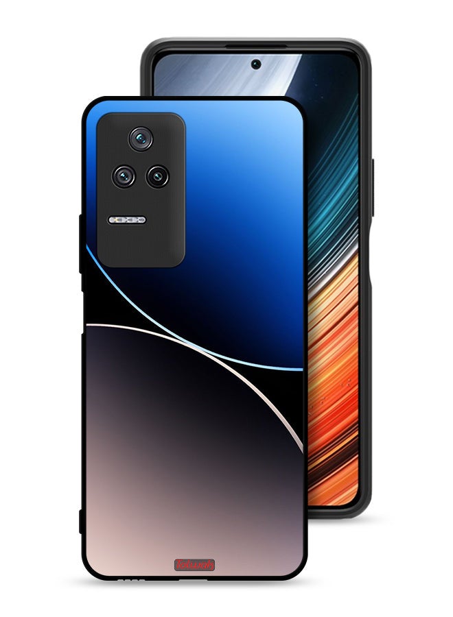 Tolwak Xiaomi Poco F4 Protective Case Cover Curve Lines Pattern - Image 1