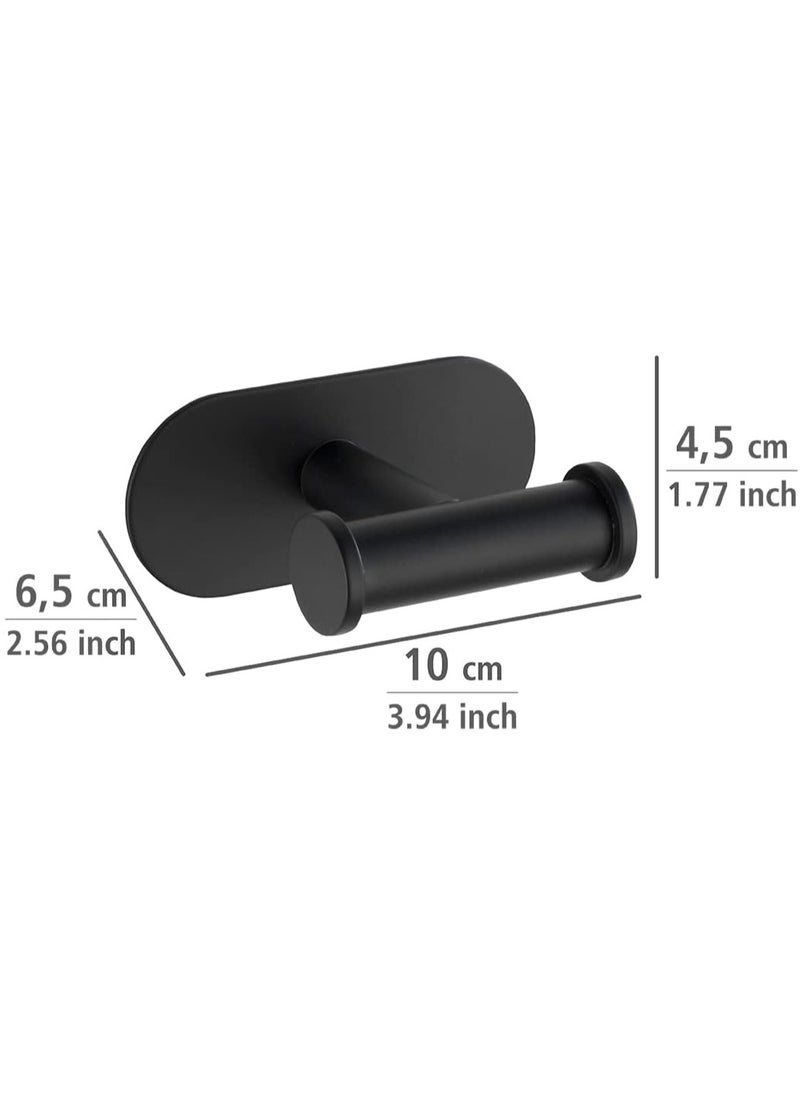 WENKO Turbo-Loc Duo Orea Black Matt Wall Hook, No Drilling Required, Double Hook for Handy Storage of Towels, Stainless Steel, Matte Black - pzsku/Z98F27682604B39BCC951Z/45/_/1702708366/828b84fe-93d2-485e-b37a-e5ef71709134