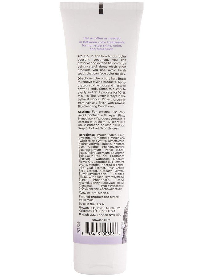 Unwash Hair Color Intensifying Treatment: Conditioning Hair Gloss Boosts Shine And Extends Color Adds Dimension And Color Depth 5.1 Fl Oz - Image 3