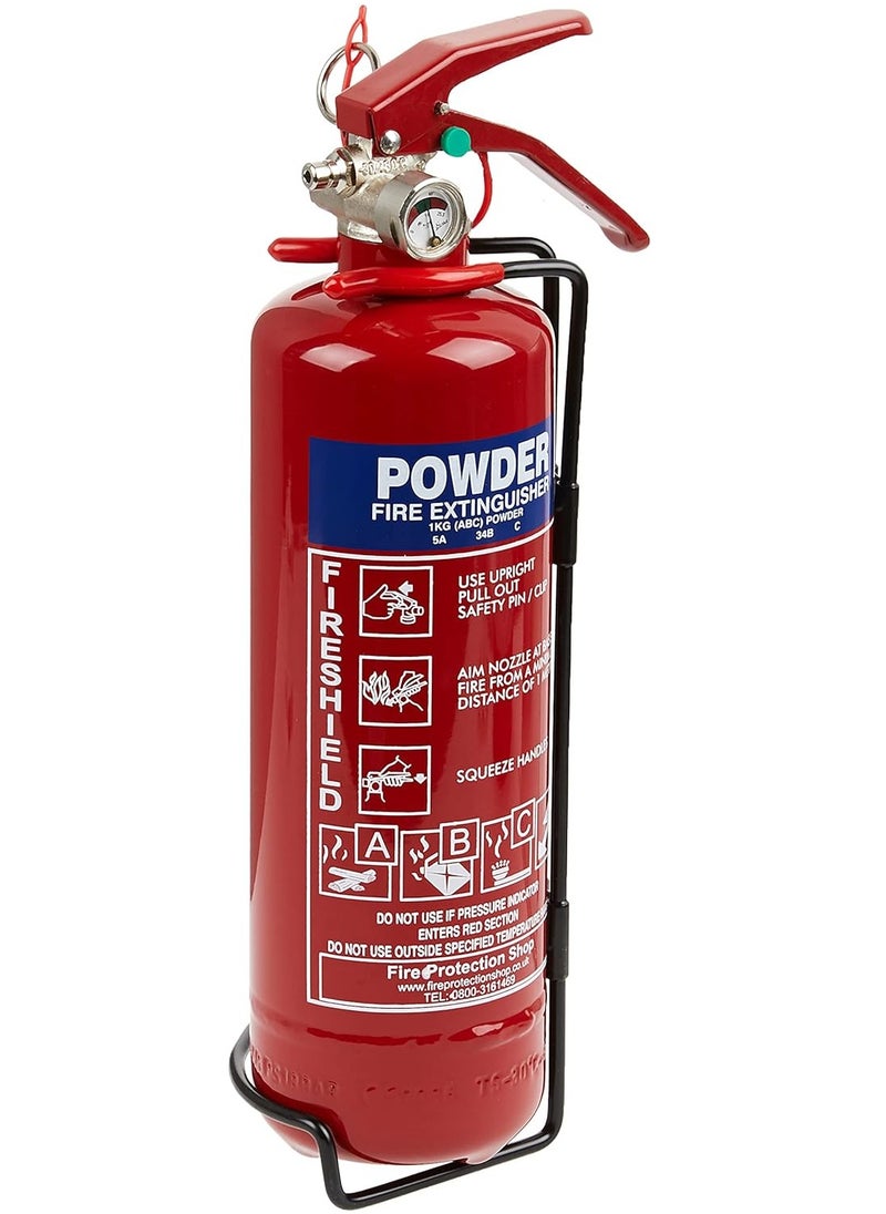 Sharpdo - 1 kg Dry Powder Fire Extinguisher ABC FireShield for Homes, Cars, and Vans - Image 1
