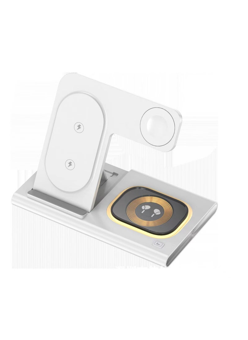 Generic - New wireless charger, 18W fast charging station, suitable for Apple phones, headphones, watches - Image 1