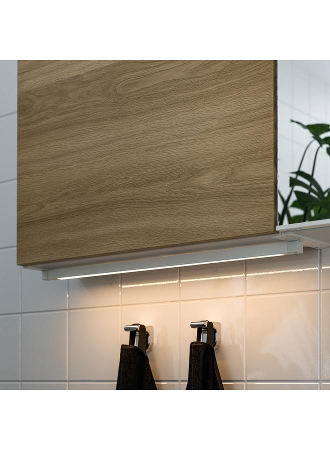 زبون شريط إضاءة حمام LED، قابل للتعتيم باللون الأبيض، 60 سم - Image 2