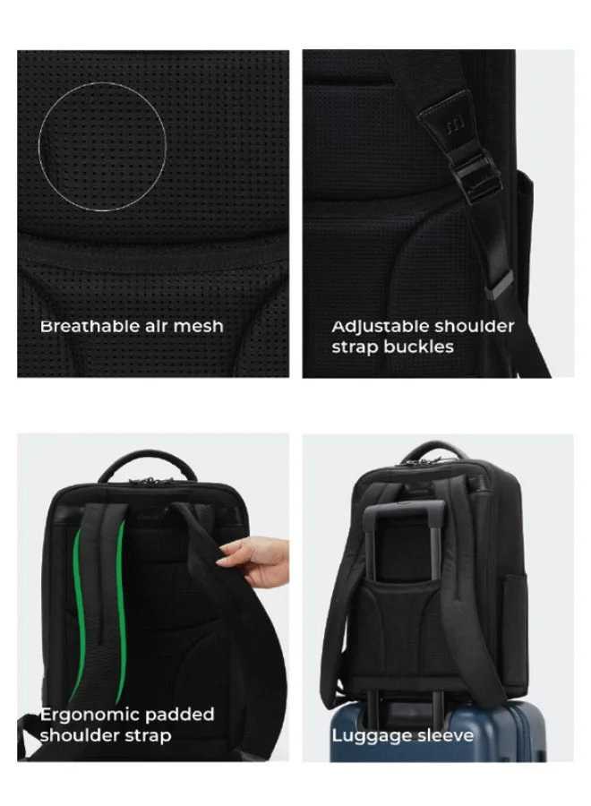 Mokobara The Work Backpack 19L Premium Nylon 16" Unisex Multipurpose Laptop Backpack (Crypto 2.0)