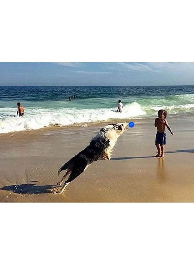 لعبة مضغ كرات مطاطية طبيعية ناعمة غير سامة مقاس 3.5 بوصة تصدر صوتًا مزعجًا، لعبة تنظيف الأسنان أثناء التسنين - قد يختلف اللون - عبوة من قطعة واحدة - Image 3