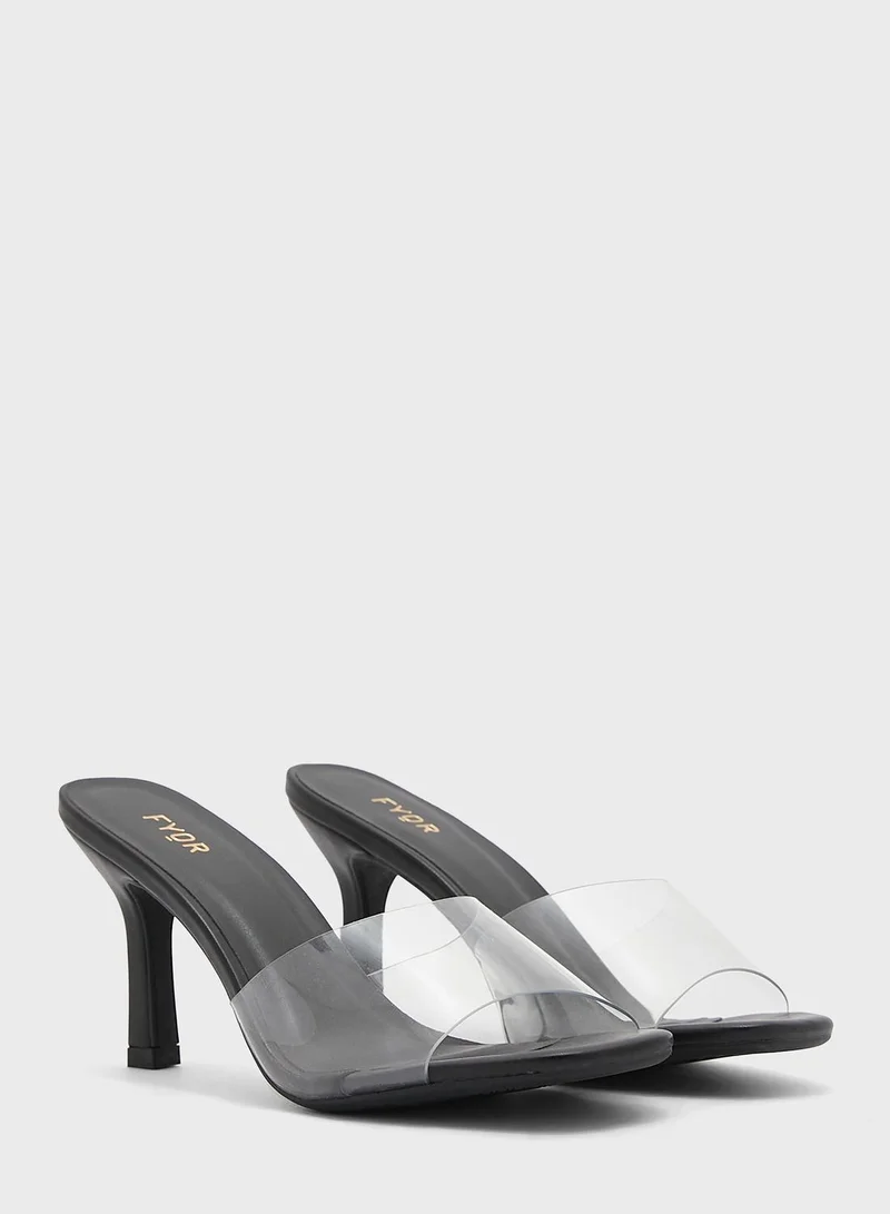 FYOR Casual Stiletto Heel Sandals