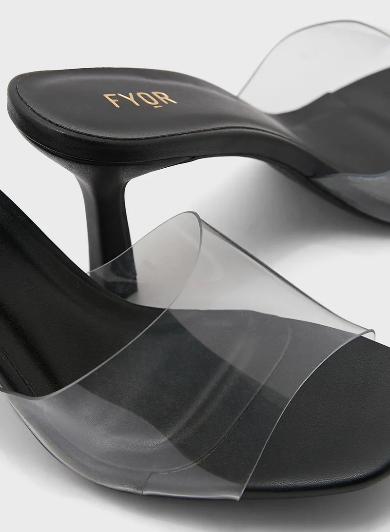 FYOR Casual Stiletto Heel Sandals