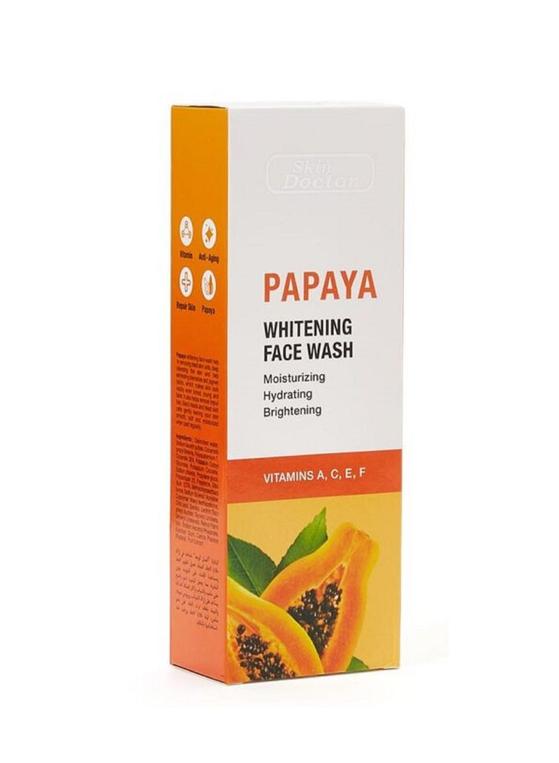 Skin Doctor Pack Of 2 Whitening Face Wash Papaya 125ml x 2 - Image 2