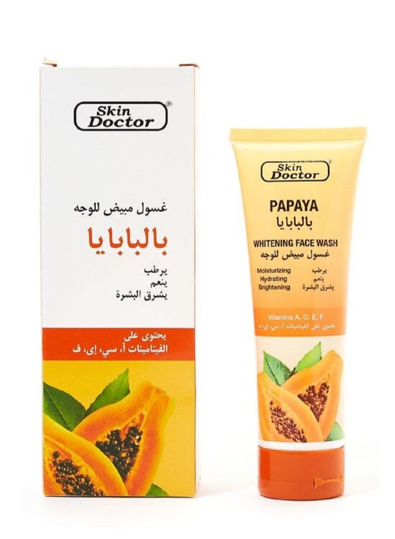 Skin Doctor Pack Of 2 Whitening Face Wash Papaya 125ml x 2 - Image 3