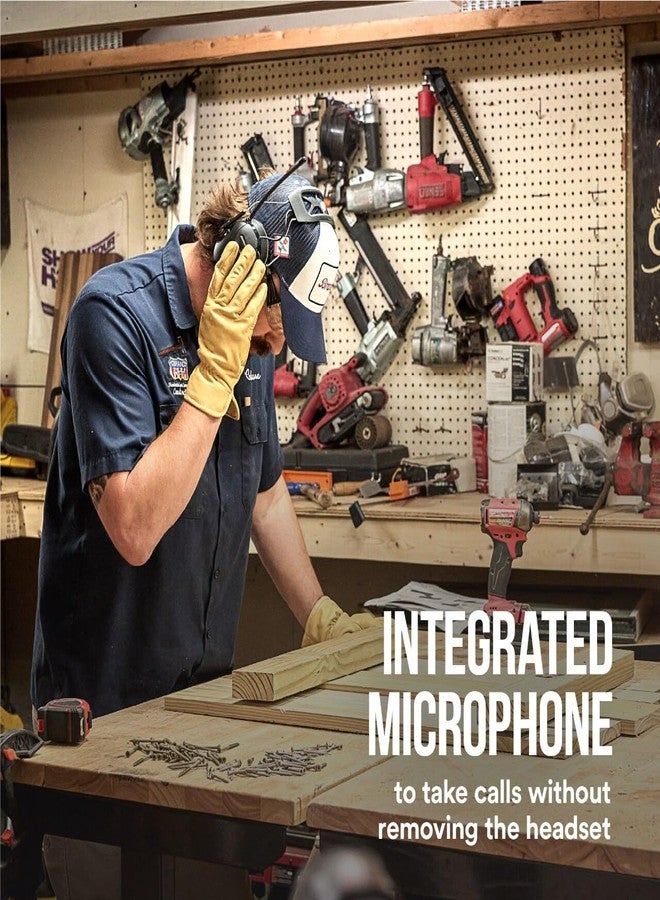 3أم سايفتي 3M WorkTunes Connect + واقي سمع لاسلكي AM/FM بتقنية البلوتوث، حماية سمع بتقنية البلوتوث مع معدل تقليل الضوضاء 26 ديسيبل - Image 3