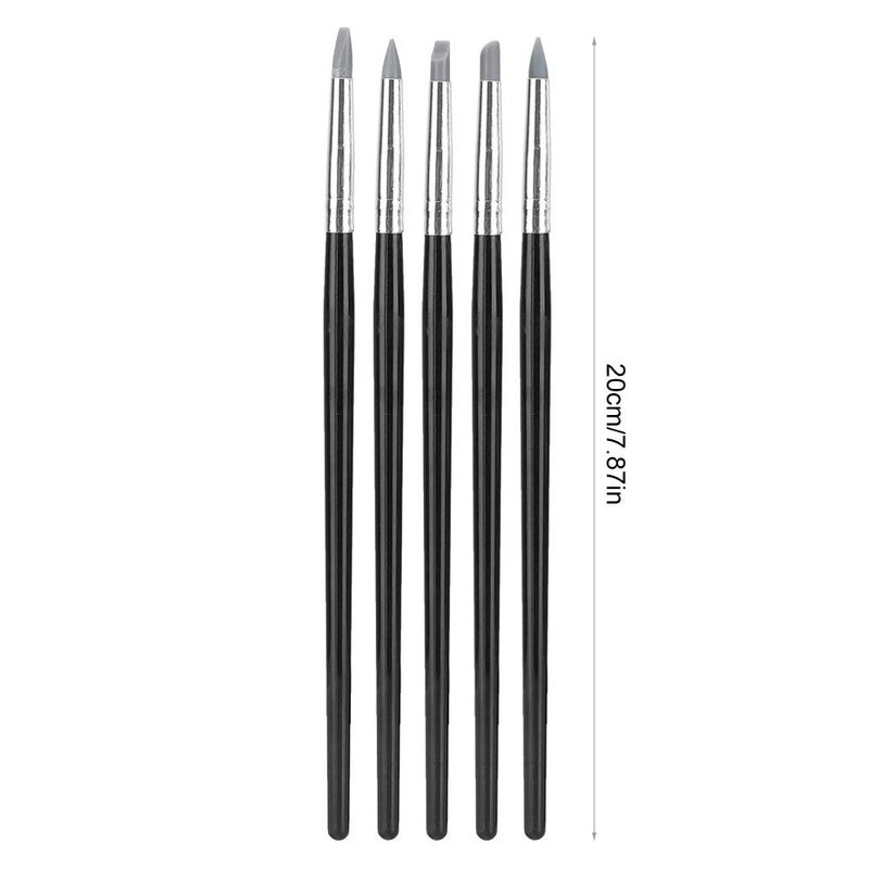 5Pcs Light Silicone Sculpting Tools Set Comfortable Handle For Sculptation - Image 4