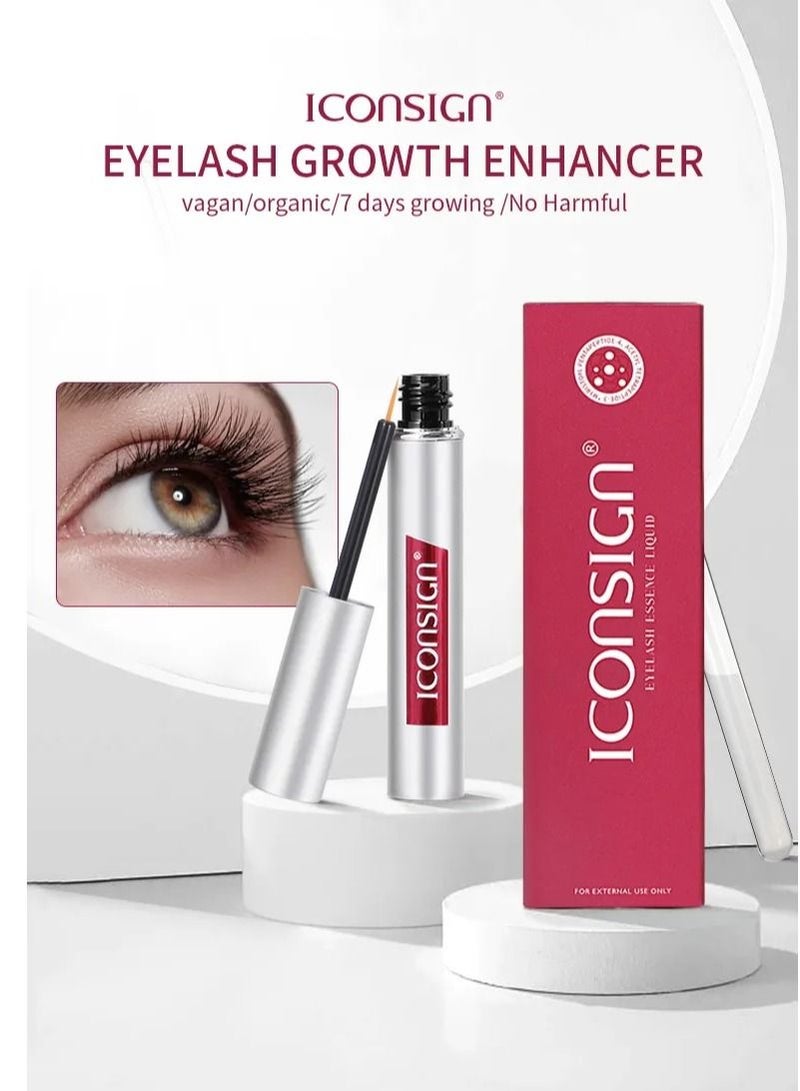 ICONSIGN Iconsign Organic Plant Extract Eyelash Enhancing Liquid Serum for Quick 7 Days Eyelash and Eyebrow Growth - Image 2