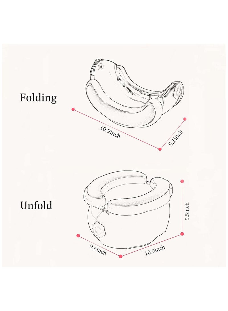 general Portable Potty for Toddler Travel Portable Toilet Foldable for Kids Potty Training Toilet with Travel Bag Toddler Toilet for Car Camping - Image 5