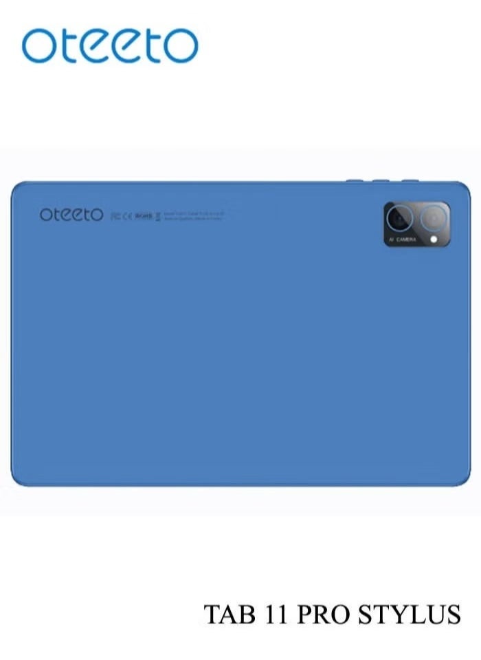 Oteeto TAB 11 Pro Stylus 8 GB RAM 512 GB ROM 10.1 Inch Display 5G Android Tablet PC With Wireless Keyboard Stylus Pen and 6000 mAh Battery Blue