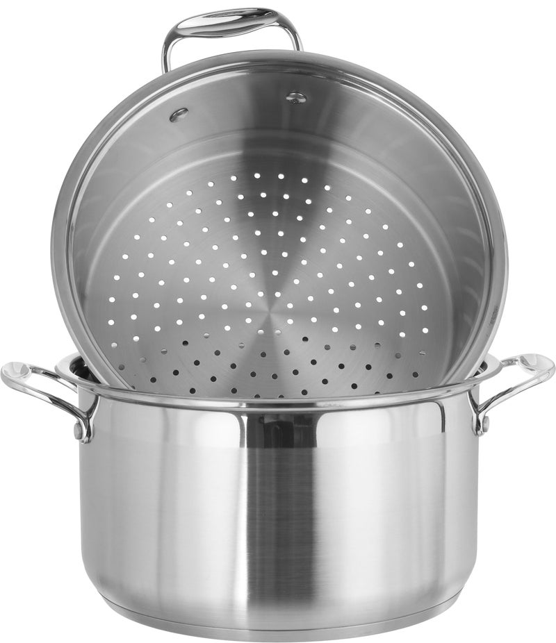 Rocky Steel Cookware Set, 11 Pieces - Silver - Image 3