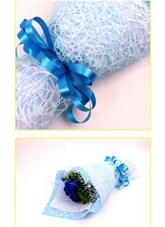 ZCM-HAPPY 1 Roll Gift and Bouquet Wrapping Paper Jacquard Wild Goose Mesh 50x450 cm  - Image 4