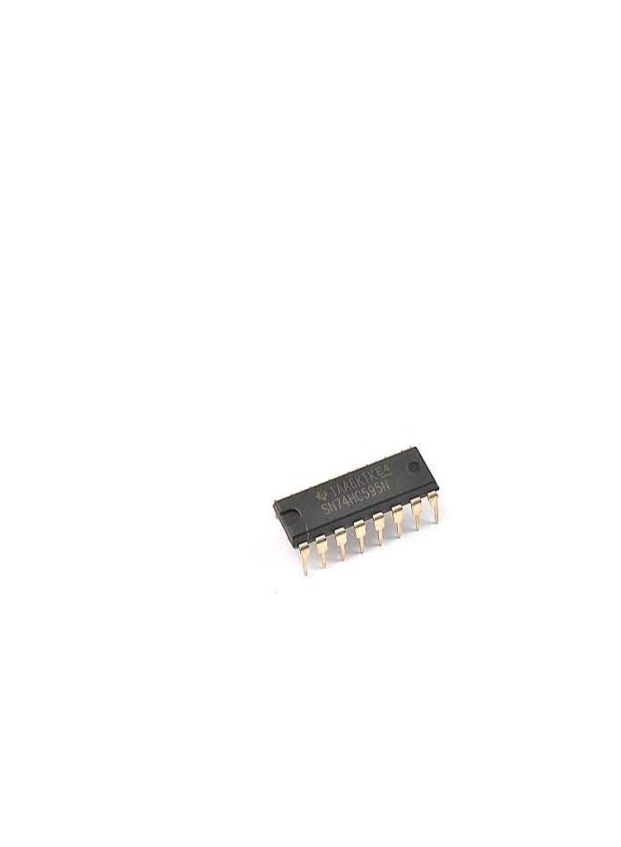 74HC595 IC مسجل تحويل 8 بت، حزمة DIP ذات 16 سنًا 