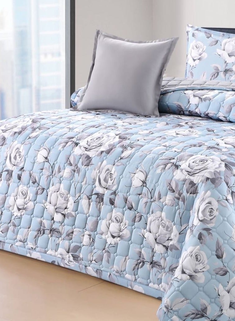 Brides Double bed comforter set, 6 pieces, floral pattern, size 250 * 230 cm - Image 2