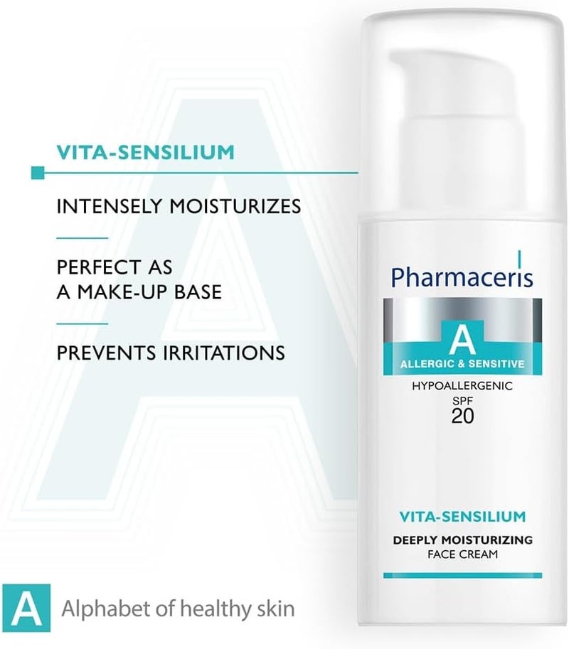 Pharmaceris A Vita-Sensilium Deeply Moisturizing Cream SPF 30 for Allergic and Sensitive Skin - 50ml - Image 5
