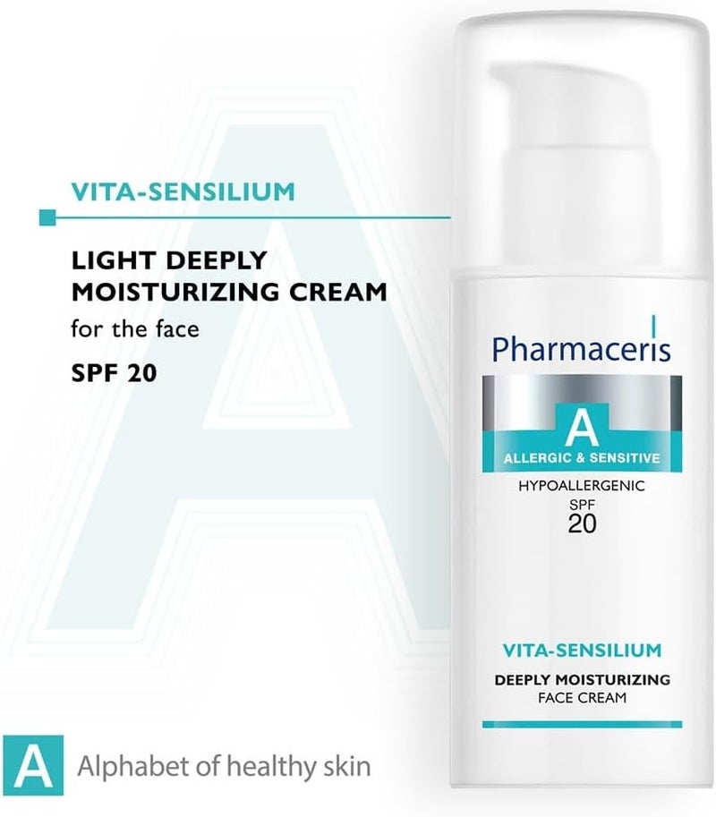Pharmaceris A Vita-Sensilium Deeply Moisturizing Cream SPF 30 for Allergic and Sensitive Skin - 50ml - Image 3