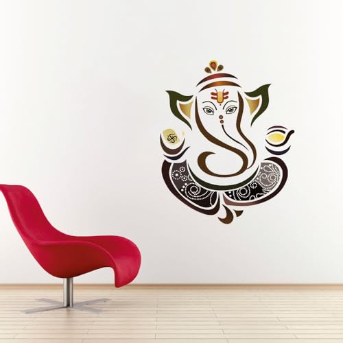Akki Wold Lord Ganesh Ji Wall Sticker for Pooja Room, Living Room, Kids Room, Office (Size - 60CM X 41CM) - Image 2
