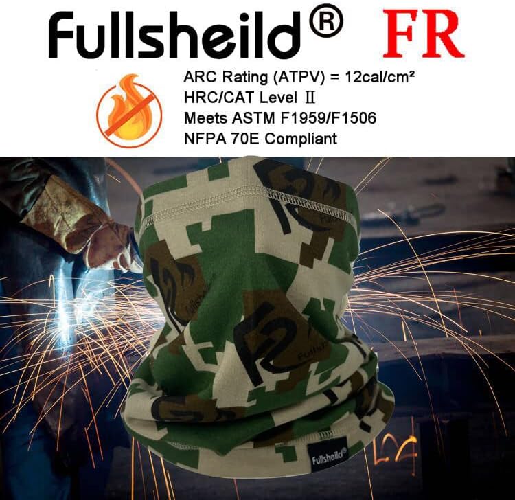 Fullsheild FR Flame Resistant Face Mask Full Cover Neck Gaiter Snood for Welding Hunting Army Military Working - Image 3