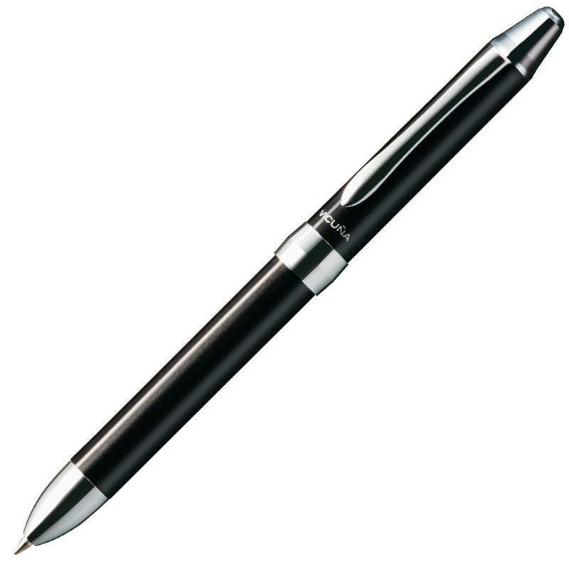 Pentel قلم متعدد الوظائف من بنتل فيكونا EX، قلم حبر جاف رفيع وقلم رصاص ميكانيكي 0.5 مم، جسم أسود (BXW1375A) - Image 5