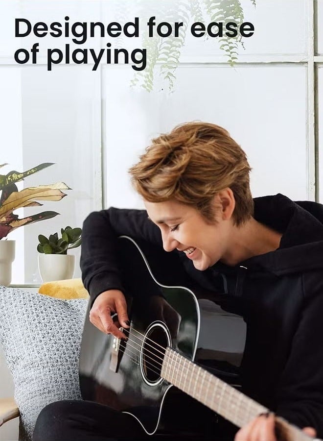 Arabest 38-Inch Guitar With Accessories Set for Kids and Adults with Guitar Bag Tuner Brass strings Capo String Pick and Clean Cloth for Gift - Image 4