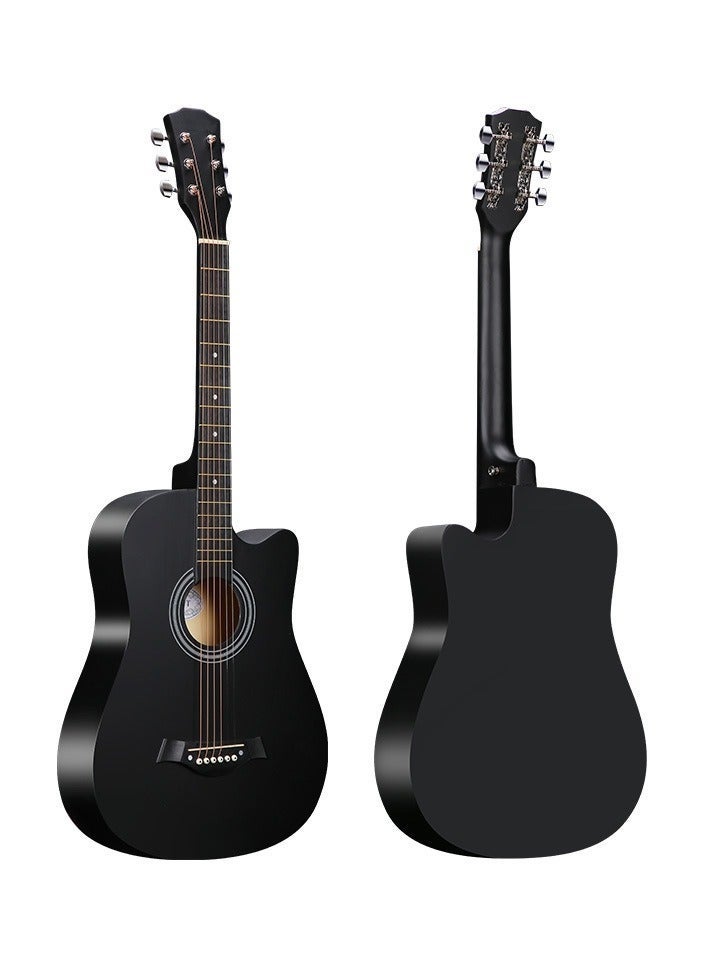 Arabest 38-Inch Guitar With Accessories Set for Kids and Adults with Guitar Bag Tuner Brass strings Capo String Pick and Clean Cloth for Gift - Image 2