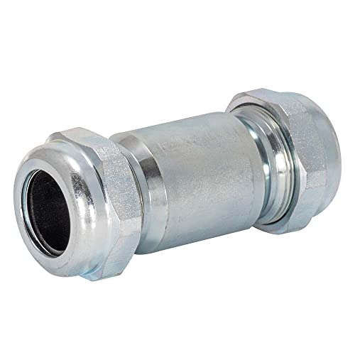 Eastman 4-1/8 Inch Long Pattern Compression Coupling, 3/4 Inch IPS, Galvanized Steel, 20564 - Image 2