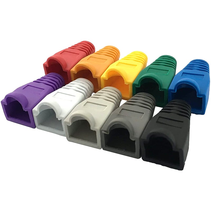 Greluma غطاء تخفيف الضغط لكابل شبكة إيثرنت RJ45 CAT5E CAT6 من (120 قطعة) - ألوان مختلطة - Image 2