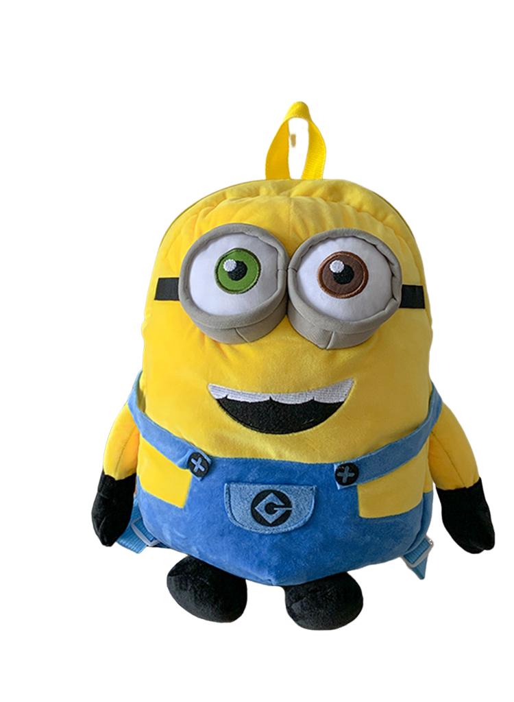general Minions Children's Plush Backpack Kindergarten Backpack Plush Shoulder Bag Gift For Kids - Image 1