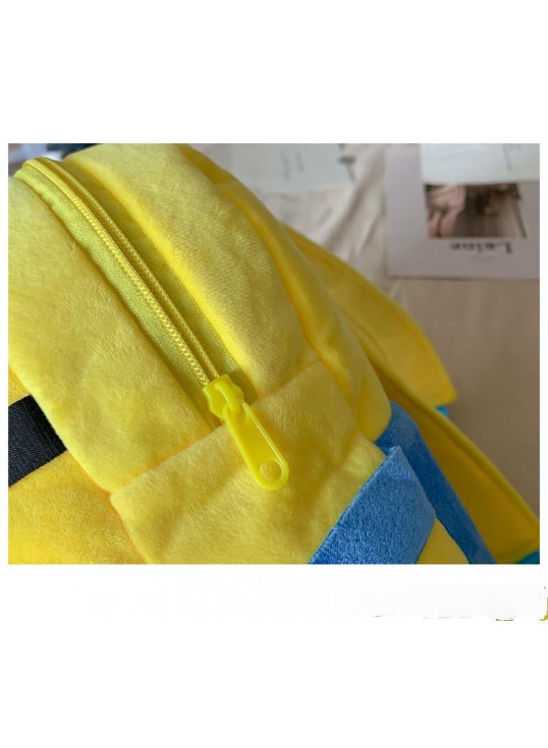 general Minions Children's Plush Backpack Kindergarten Backpack Plush Shoulder Bag Gift For Kids - Image 3