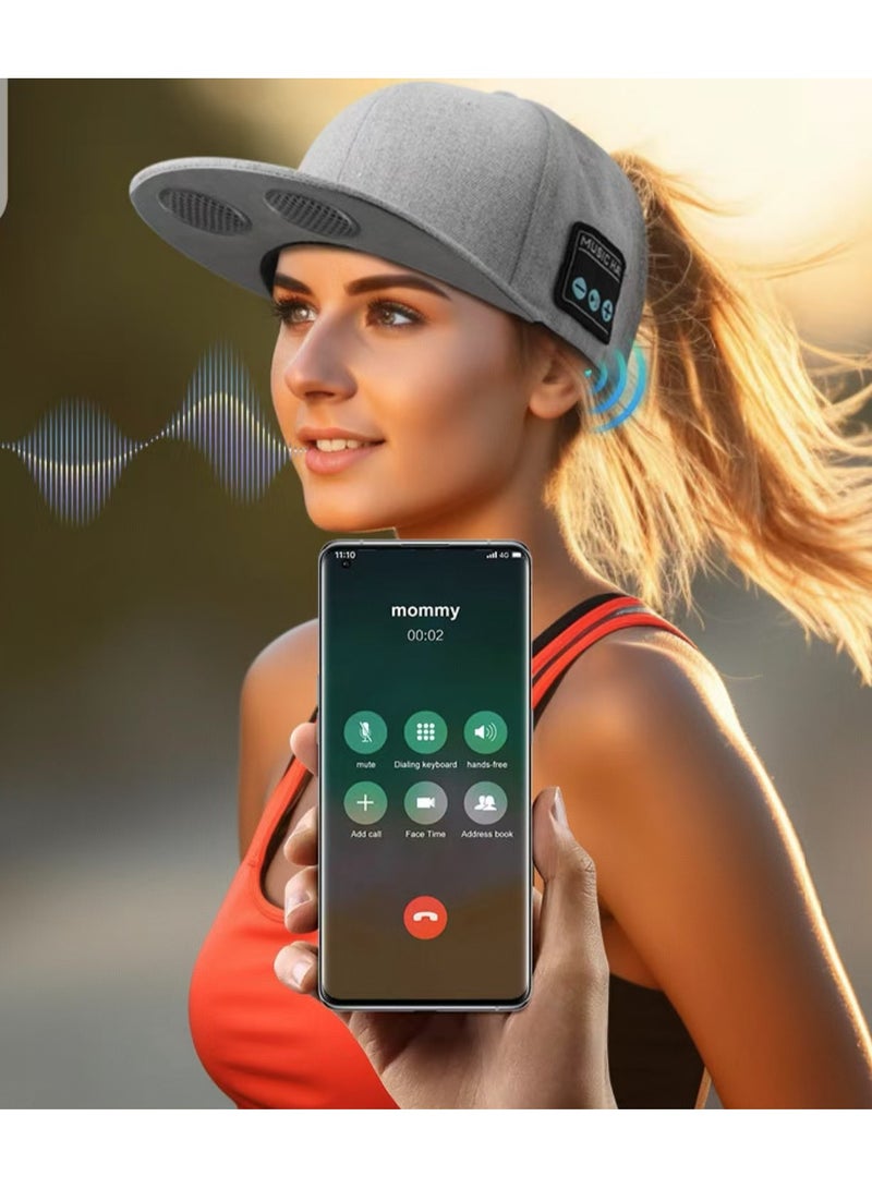 Bluetooth music cap, wireless headphone cap, dual ear stereo, rechargeable Bluetooth speaker - Image 2
