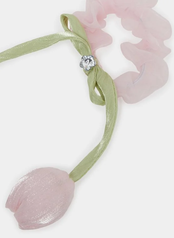 Styli Pink Tulip Hair Tie