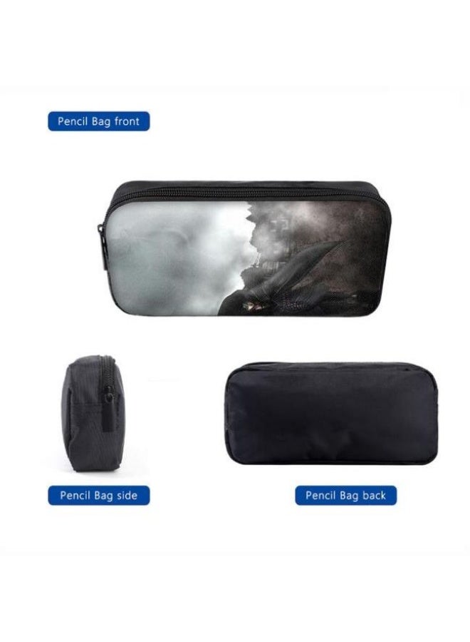 عام حقيبة ظهر مطبوعة بالرسوم المتحركة + حقيبة يد + مجموعة حقيبة قلم، مجموعة حقيبة عملية من ثلاث قطع (يتوفر الطلاب والأطفال والأصدقاء وتسلق الجبال وما إلى ذلك) - Image 2