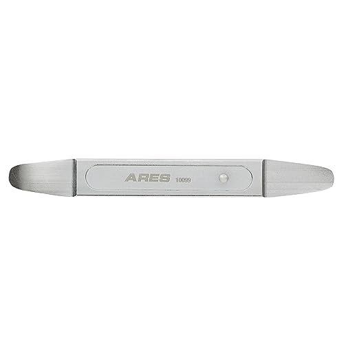 ARES 10099 - Compact Double End Metal Skin Wedge Prybar Tool - Durable Prybar Removes Trim, Paneling, Fasteners, and More - Compact Design with Curved and Straight Ends for Increased Versatility - Image 5