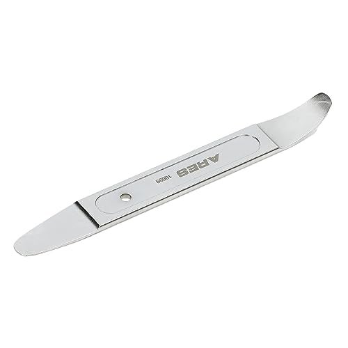 ARES 10099 - Compact Double End Metal Skin Wedge Prybar Tool - Durable Prybar Removes Trim, Paneling, Fasteners, and More - Compact Design with Curved and Straight Ends for Increased Versatility - Image 4