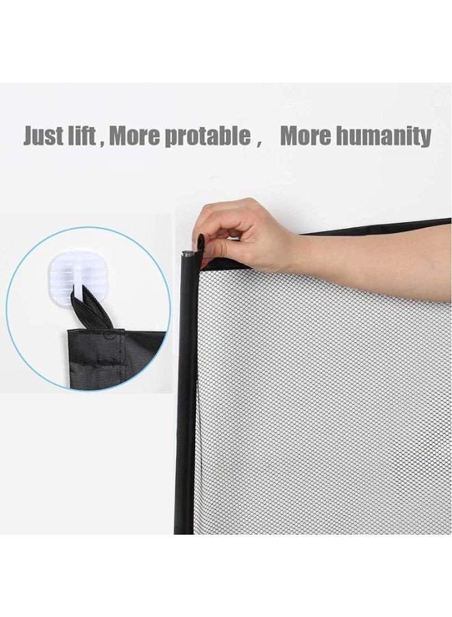 YelaJoy Baby Gates Baby Gate for Stairs Dog Gate Indoor Mesh Pet Gate Outdoor Retractable Gate Stair Gates for Kids or Pets Child Gate Dog Gates for Doorways, Decks - Image 4