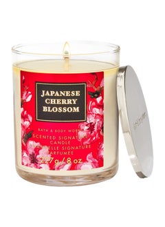 Japanese Cherry Blossom Signature Single Wick Candle