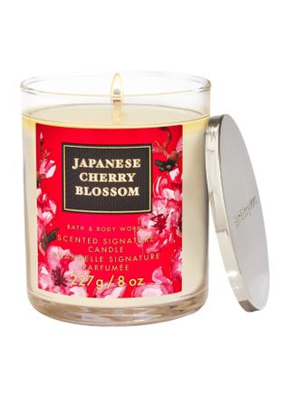 Japanese Cherry Blossom Signature Single Wick Candle - pzsku/Z98F390C7DE1F810DEB86Z/45/_/1740387870/9aa935eb-4391-408a-b416-82ffdee8ebbf